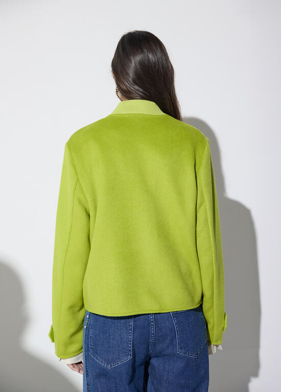 LOLA CASADEMUNT LIME WOOL JACKET LF2602007 226
