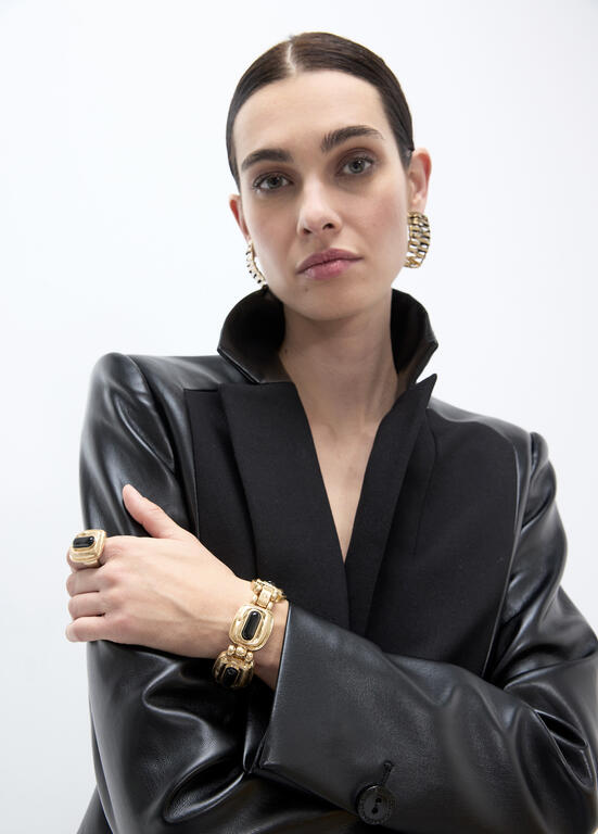 LOLA CASADEMUNT ACRYLIC MEDALLION  BRACELET 2603030 226