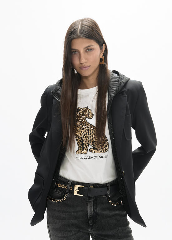 LOLA CASADEMUNT CREAM T-SHIRT LF2615043 226