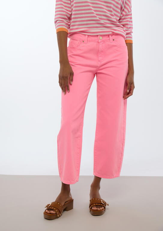 LOLA CASADEMUNT PINK  CARROT FIT TROUSERS LS2614019 126