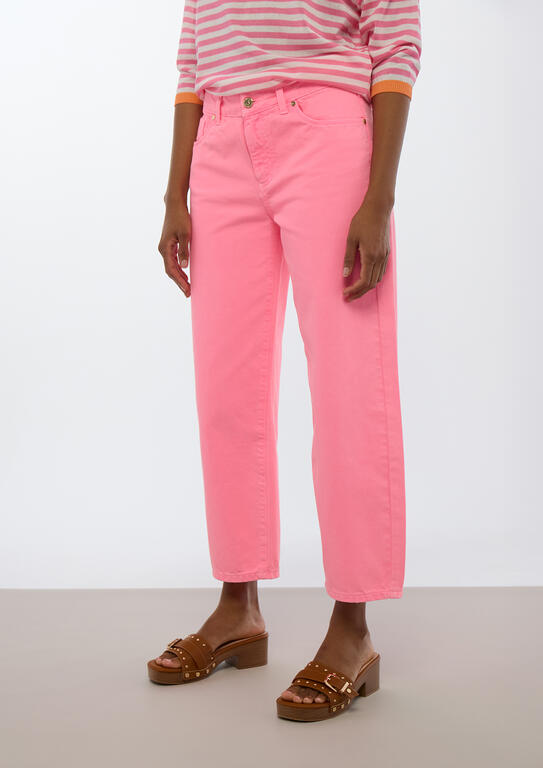 LOLA CASADEMUNT PINK  CARROT FIT TROUSERS LS2614019 126