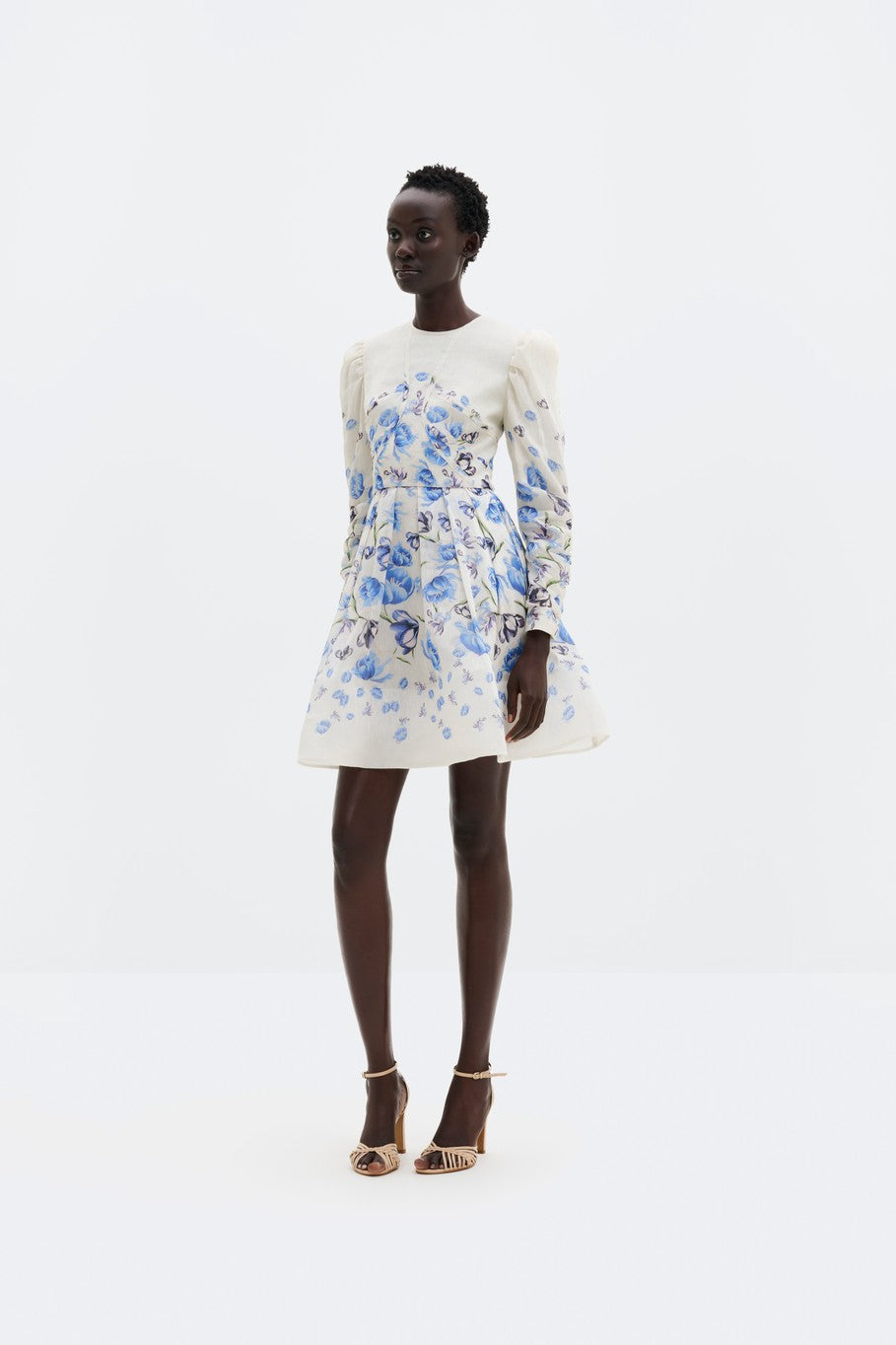 malina leoni blue floral mini dress 7340217280332 shop macbees ireland 
