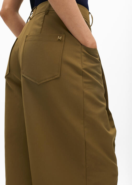 LOLA CASADEMUNT KHAKI CHINO TROUSERS 2514018 225