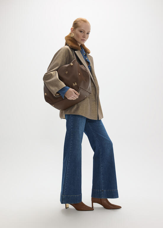 LOLA CASADEMUNT MAITE GOLD FUR COAT MF2601001 226