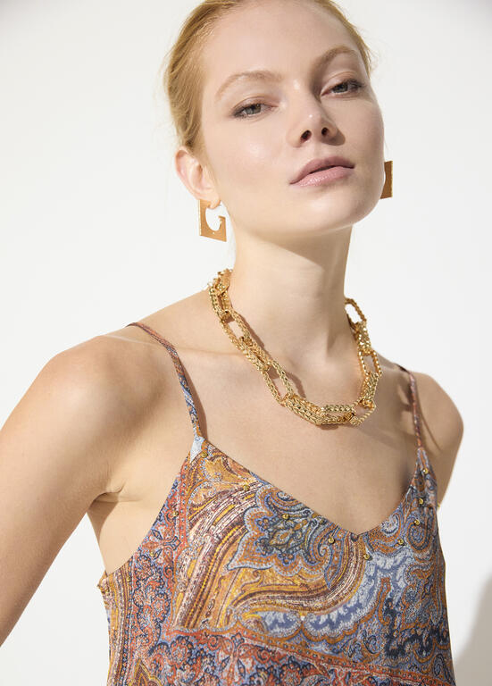 LOLA CASADEMUNT MAITE MULTI PAISLY CAMI TOP MF2615006 226