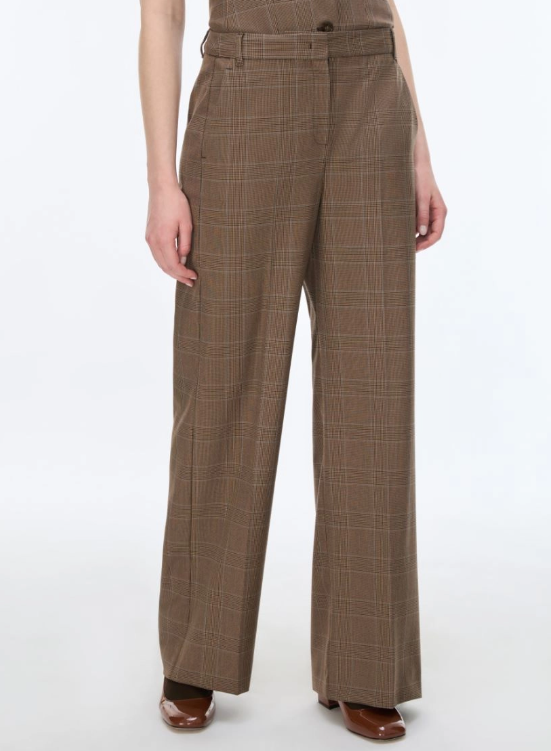 IBLUES BROWN WIDE LEG TROUSERS IBLMOLO 226