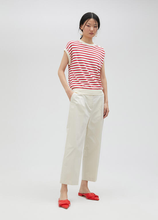 LOLA CASADEMUNT ELASTIC BACK TROUSERS 2514018 125