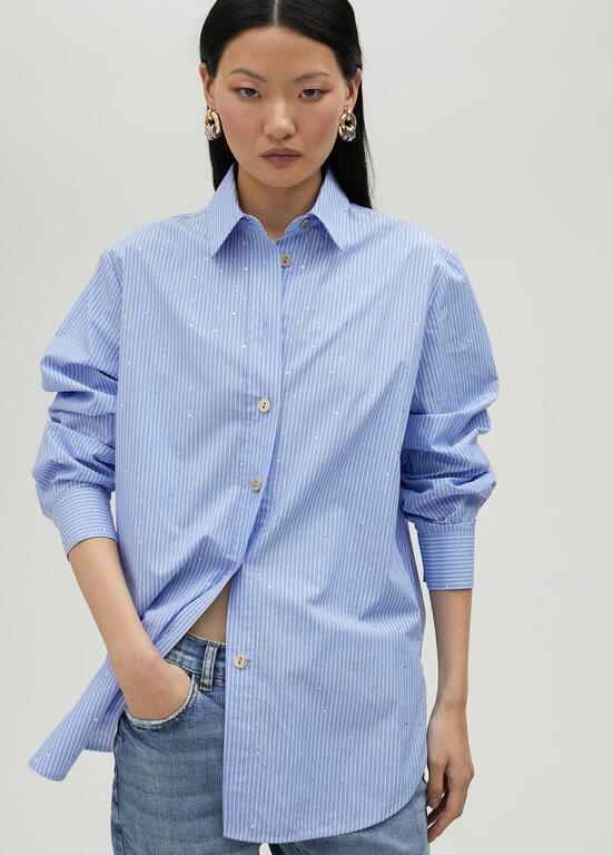 LOLA CASADEMUNT PINSTRIPE SHIRT 2515038 125