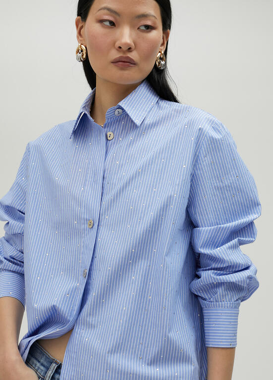 LOLA CASADEMUNT PINSTRIPE SHIRT 2515038 125