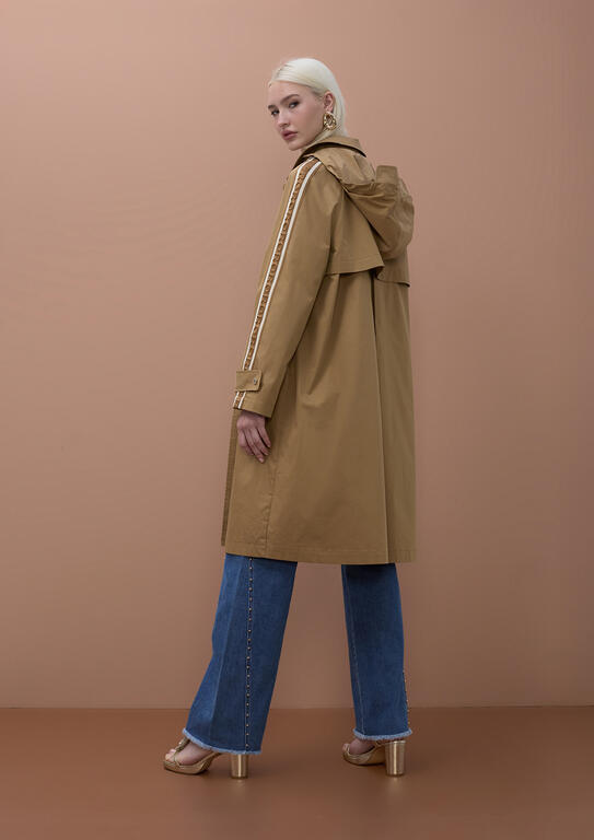 LOLA CASADEMUNT MITE BEIGE TRENCH COAT MS2601004 126