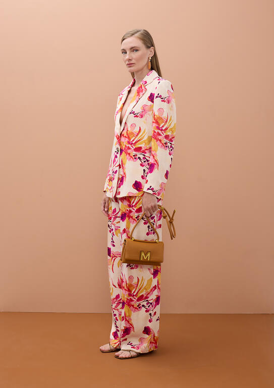 LOLA CASADEMUNT MITE PINK PRINTED BLAZER MS2602012 126