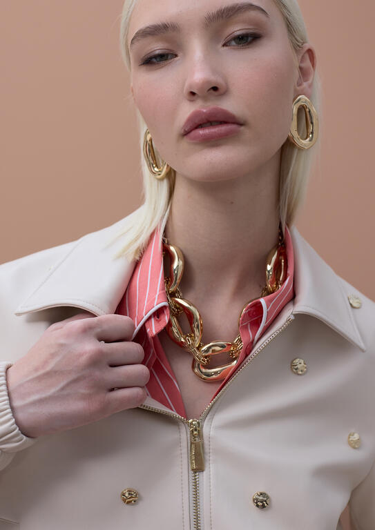 LOLA CASADEMUNT MITE CREAM STUDDED BOMBER JACKET MS2602023 126