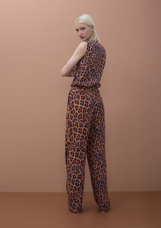 LOLA CASADEMUNT MITE ANIMAL ANIMAL PRINT TROUSERS MS2614002 126
