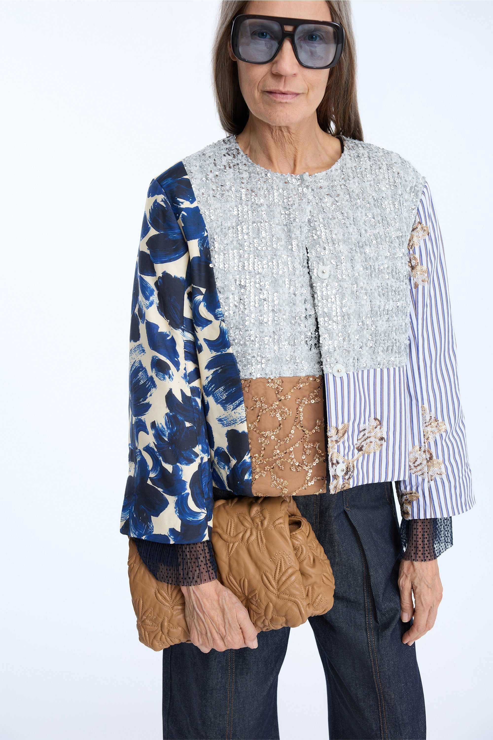 munthe patchwork jacket stocked at macbees ireland 