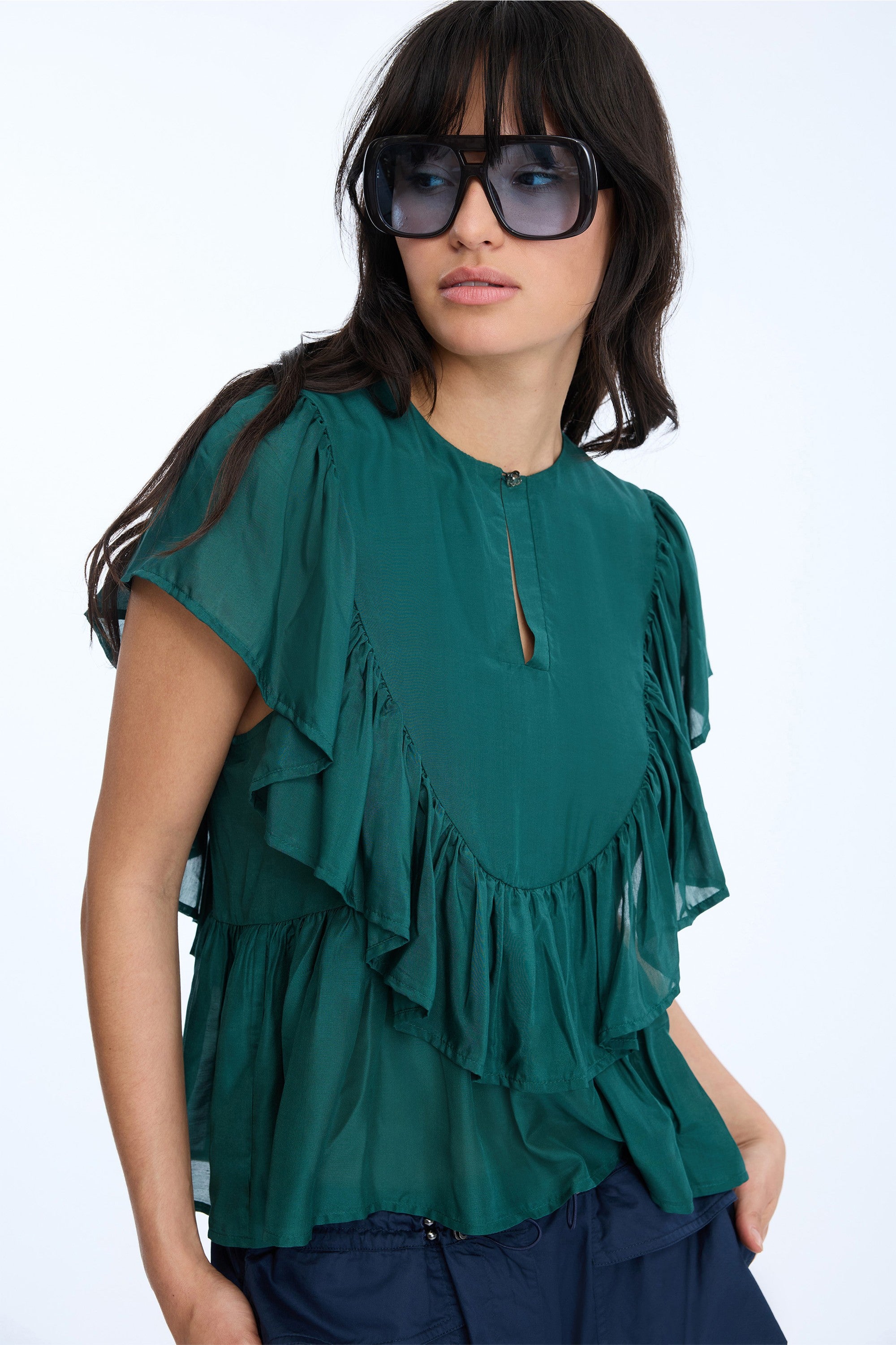 munthe silk blouse stocked at macbees ireland 