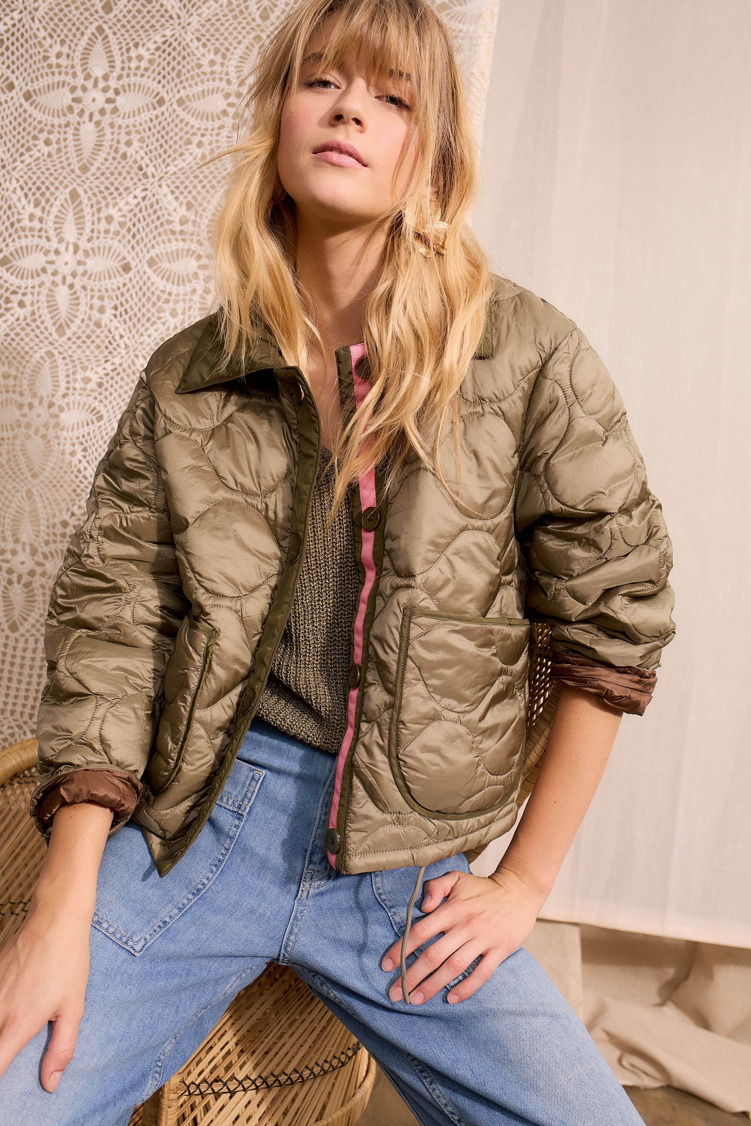 oui brown jacket 96883 shop macbees ireland 