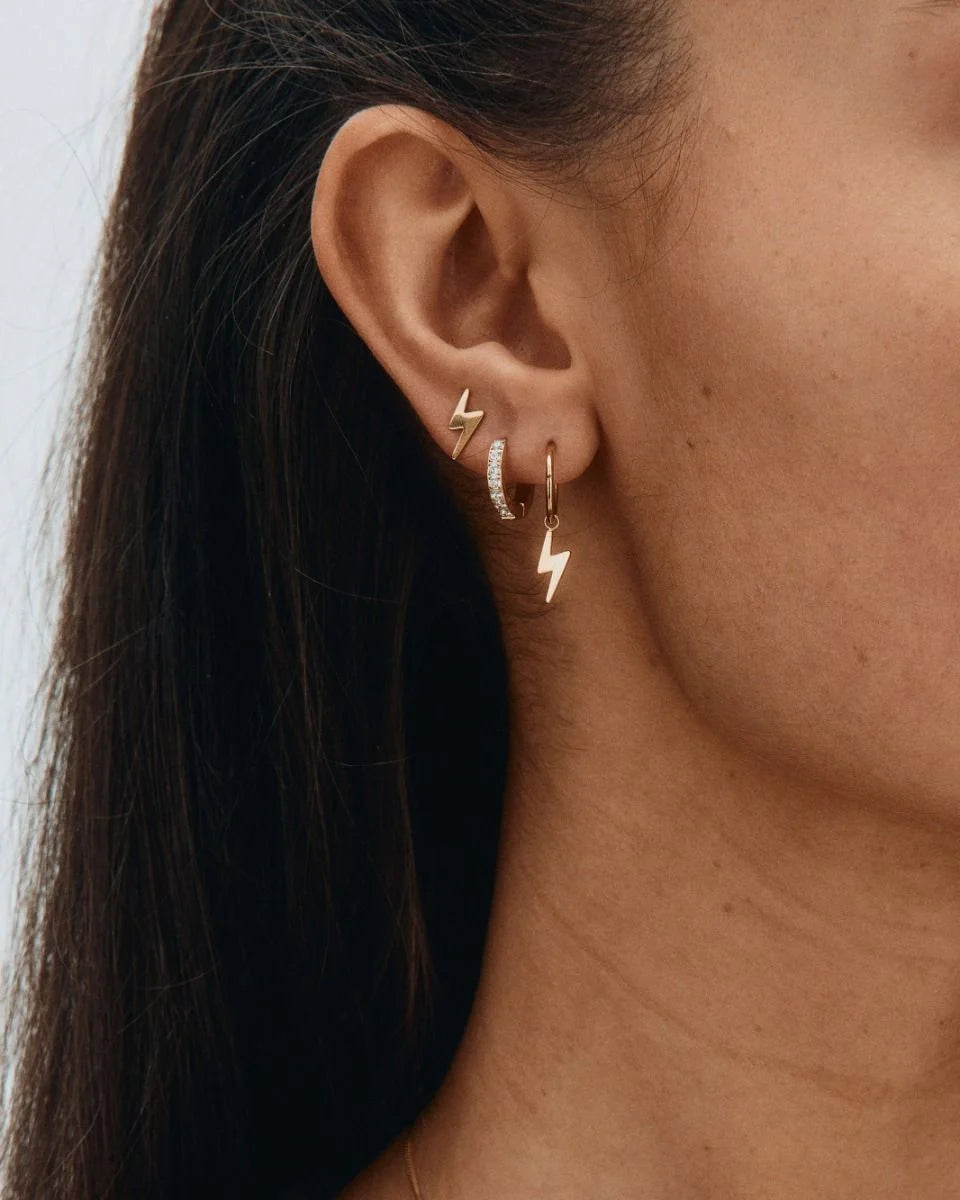 EDBLAD LIGHTNING STUDS GOLD 115149 225