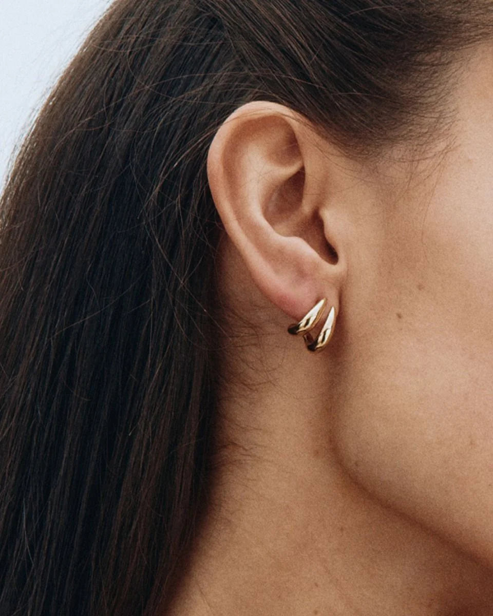 EDBLAD SPIRE HOOPS S GOLD 129728 225