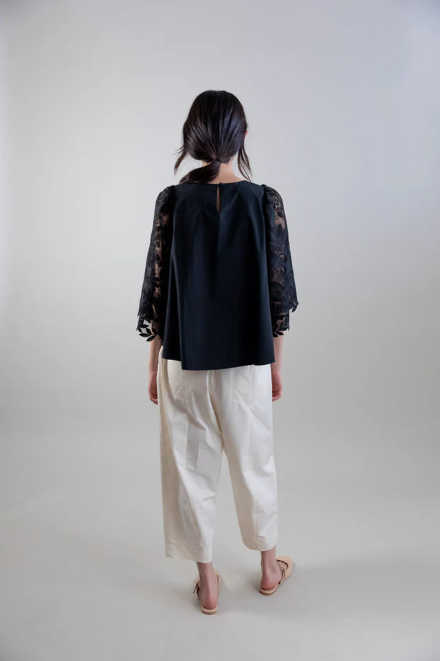 PSOPHIA Off white Trousers 219TRS2672 126