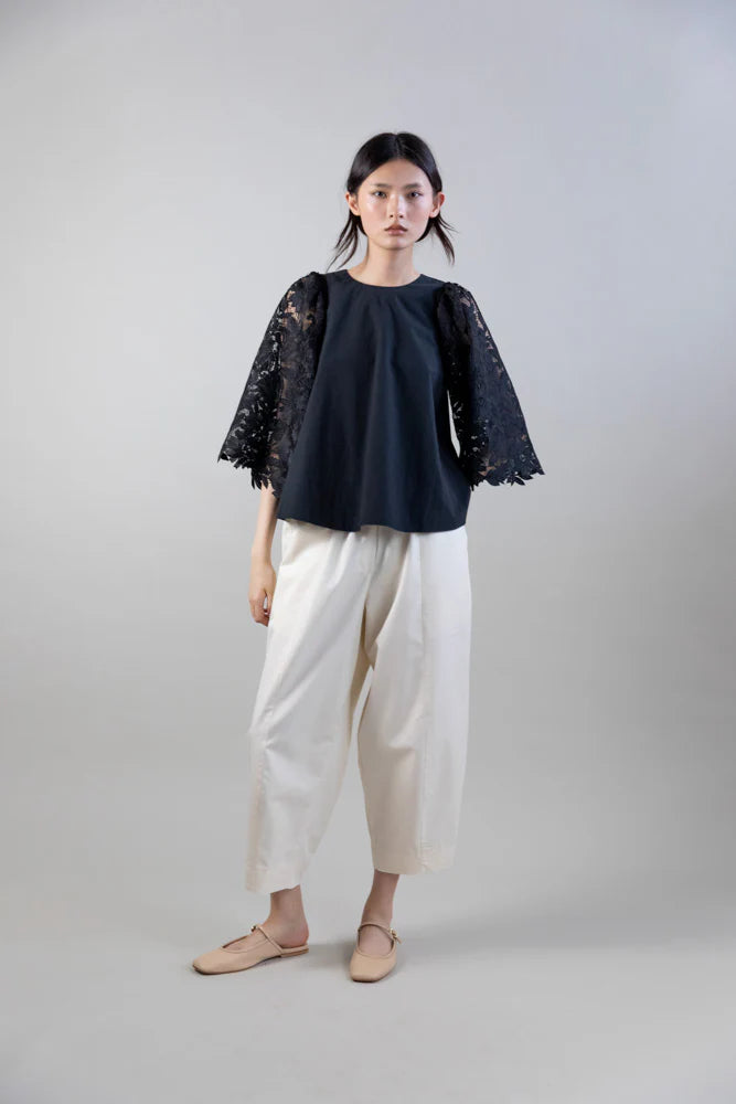 PSOPHIA Off white Trousers 219TRS2672 126