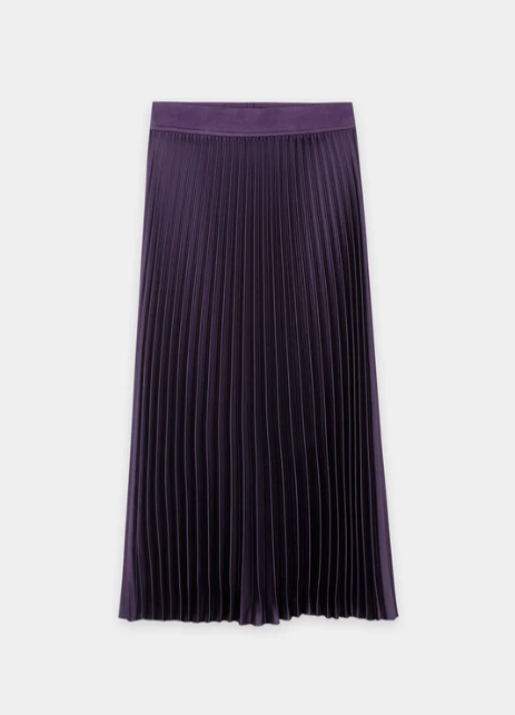LUISA CERANO PURPLE PLEATED SKIRT 548363 226