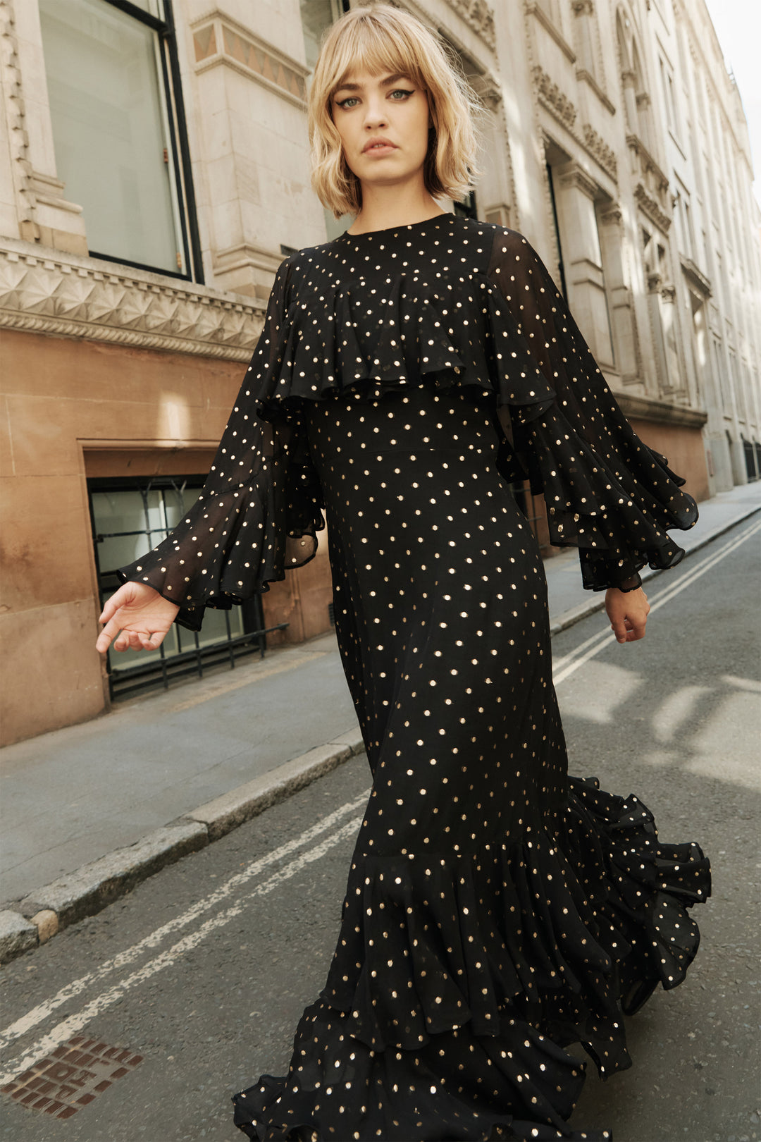 queens of archive black dress stocked at macbees ireland 