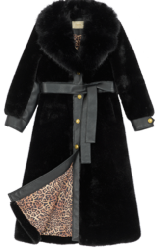 QUEENS OF ARCHIVE VIVIENNE PRINT COAT 226