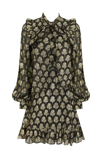 QUEENS OF ARCHIVE GRACIE PRINT DRESS 226