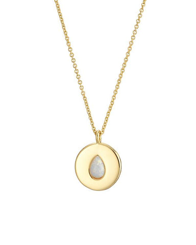 MARY K GOLD OPAL NECKLACE